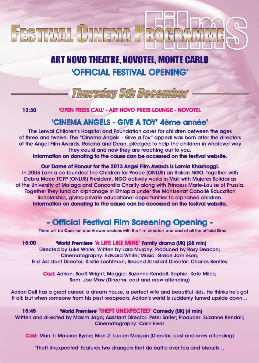 Programme day 1