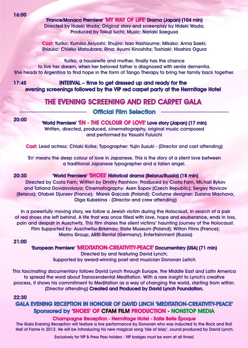 Programme day 1