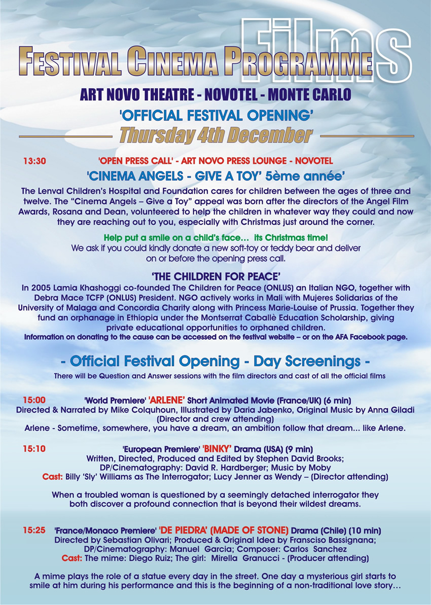 Programme day 1