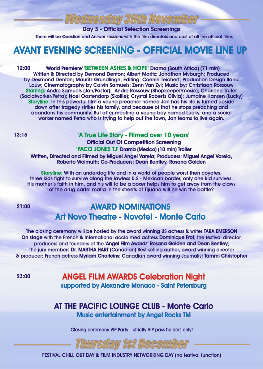 Programme day 3