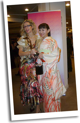 Rosana Golden AFA Artistic Director & Actress Keiko Kobayashi 'Jun-Ai' project
