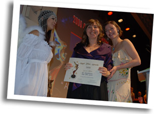 Marinella Setti Director of CHASOMOGAMY winner of the Humanitarian Angel Award