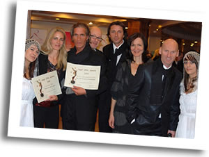 'Healing' multiple AFA winner,  Producer Andrea Wolffer, Directors David Unterberg, Matthias Weiss  Harald Wiesleitner, Composer Peter Valentin, Ulrike Valentin
